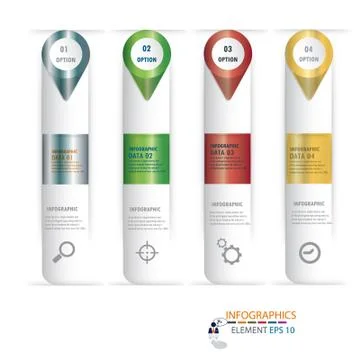 Modern design infographic vector Stock Illustration