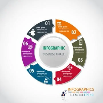Modern design infographic vector Stock Illustration