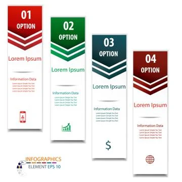Modern design infographic vector Stock Illustration