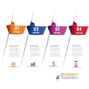 Modern design infographic vector Stock Illustration