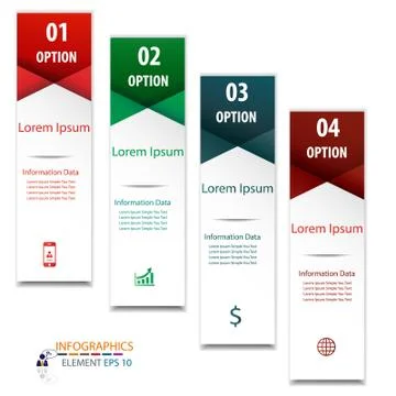 Modern design infographic vector Stock Illustration