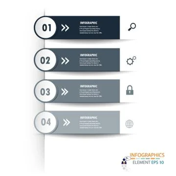 Modern design infographic vector Stock Illustration