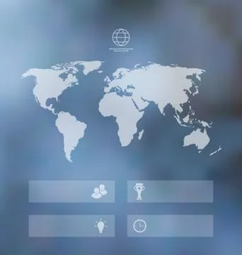 Modern design infographics element template. blur background 스톡 일러스트