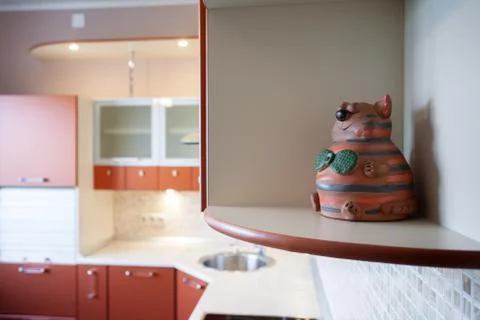 Modern design kitchen Stock Photos