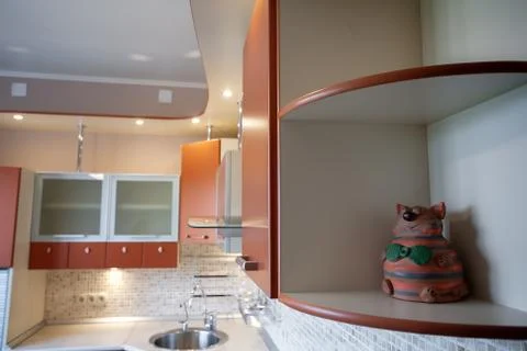 Modern design kitchen Stock Photos