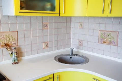 Modern design kitchen Stock Photos