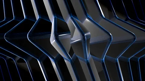 Modern design with light and shadow effects in geometric shapes Stock Footage 332846674