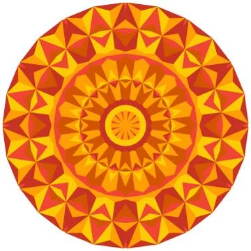 Modern design round texture. Stock Illustration