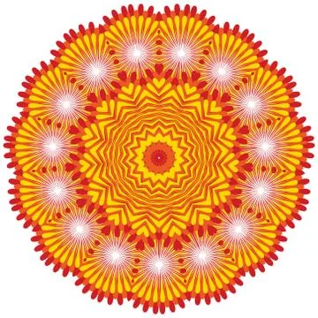 Modern design round texture. Stock Illustration