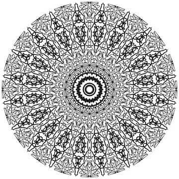 Modern design round texture. Stock Illustration