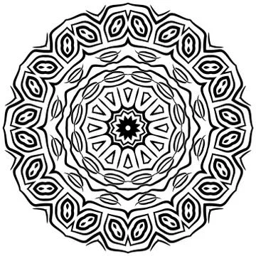 Modern design round texture. Stock Illustration