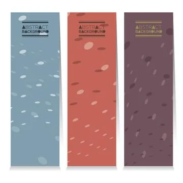 Modern Design Set Of Three Graphic Vertical Banners Vector Illustration Stock Illustration