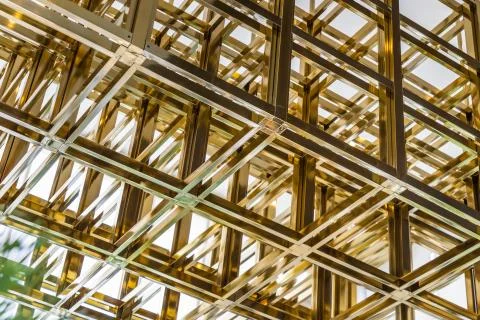 Modern design with Square pattern and geometric structure. Stock Photos