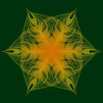 Modern design star background. Round wave modern abstract element. New digita Stock Illustration
