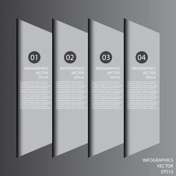Modern design template can be used for infographics .vector in eps 10 format. Stock Illustration