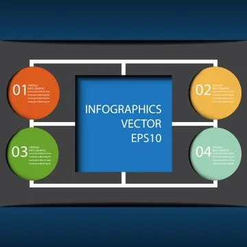 Modern design template can be used for infographics .vector in eps 10 format. Stock Illustration