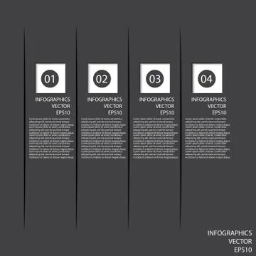 Modern design template can be used for infographics . Stock Illustration