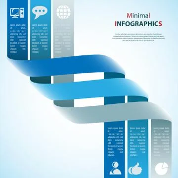 Modern Design template, can be used for infographics イラスト素材