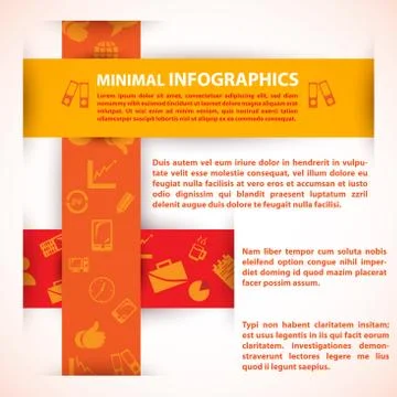 Modern Design template can be used for infographics Illustrazione stock