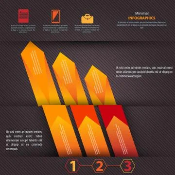 Modern Design template, can be used for infographics vector Stock-Illustration