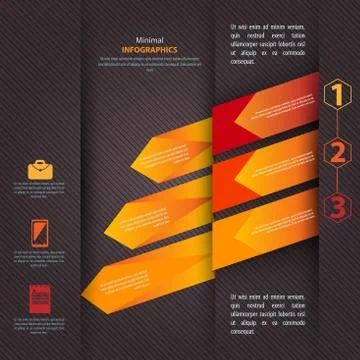 Modern Design template, can be used for infographics vector Stock-Illustration