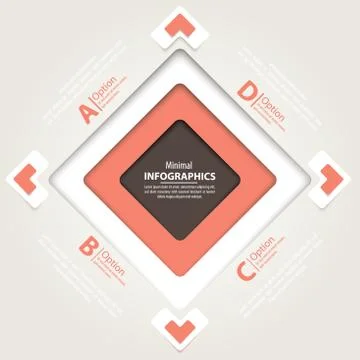 Modern Design template can be used for infographics Stock Illustration