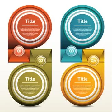 Modern Design template / can be used for infographics /  numbered banners or Stock-Illustration