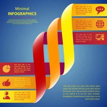 Modern Design template Illustrazione stock