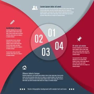 Modern design template for infographics Stock Illustration