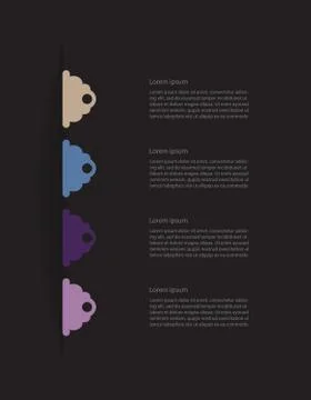 Modern design template with special design Stock Illustration