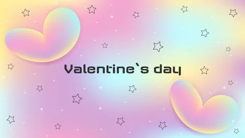 Modern design template of Valentines day and Love card, banner, poster, cov.. Stock Illustration