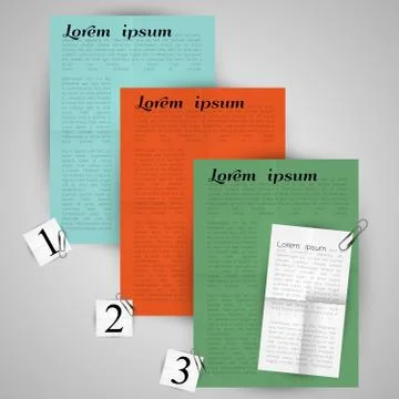 Modern design vector template Stock Illustration