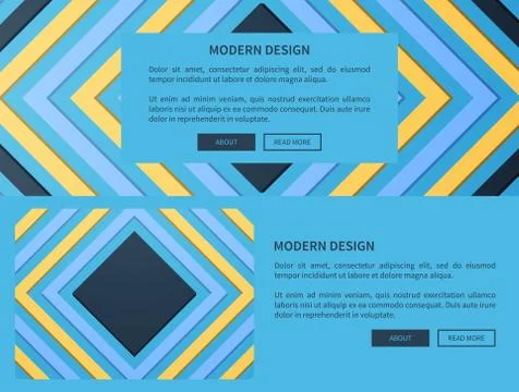 Modern Design Web Blue on Vector Illustration イラスト素材