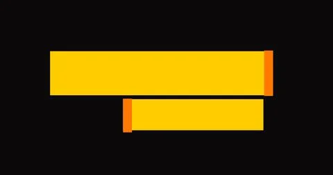 Modern designed lower third in different color at high-resolution. Lower Th.. Illustrazione stock