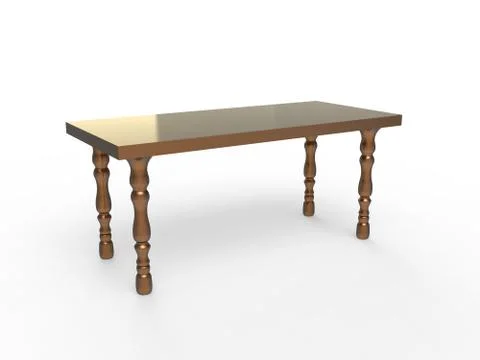 Modern Desk Illustrazione stock