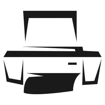Modern Desktop Office Inkjet Printer Stock-Illustration