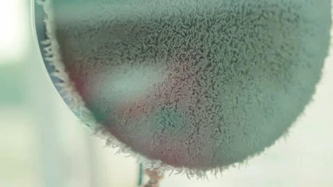 Modern device for cleaning glass from dirt and streaks. Robot washer vacuum Stock Footage 253470908