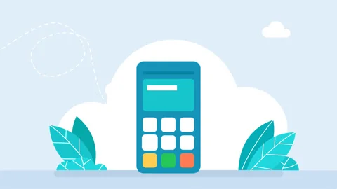 Modern device using electronic payment by card with check. Receipt. POS Terminal Stock Footage 310464037