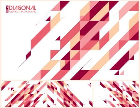 Modern diagonal abstract background Stock Illustration