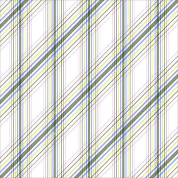 Modern Diagonal Plaid Stripe Pattern Seamless Background イラスト素材