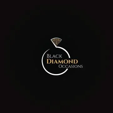 Modern Diamond ring vector logo design template Stock Illustration