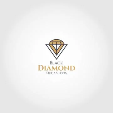 Modern Diamond vector logo design template inspiration Stock Illustration