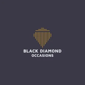 Modern Diamond vector logo design idea Stock Illustration
