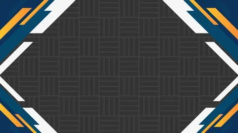 Modern Digital Abstract Background With Decorative Patterns and Angular Shape Stock Illustration