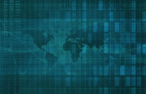 Modern digital background Stock Illustration