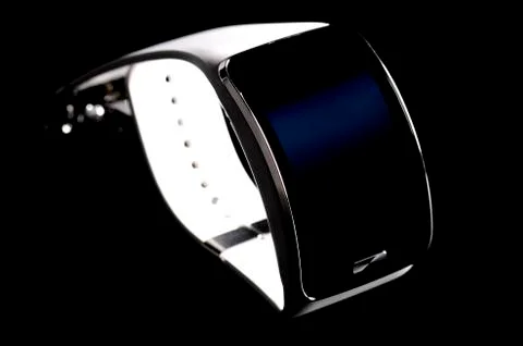 Modern Digital clock Stock Photos