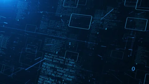 Modern digital Coding programming language overlay background. writing code Stock Footage 293609559