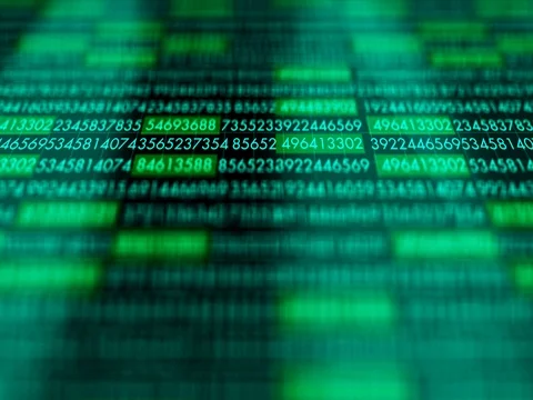 Modern digital computer antivirus software application running on a OS  Video stock 83327423