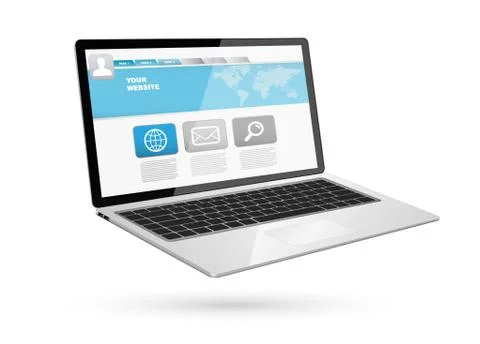 Modern digital computer Stock-Illustration