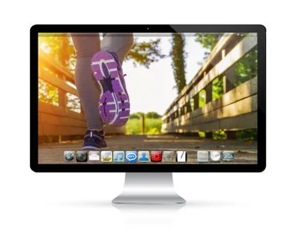 Modern digital computer Stock Illustration